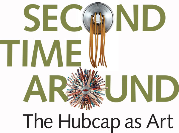 Second Time Around: The Hubcap as Art Exhibit Logo